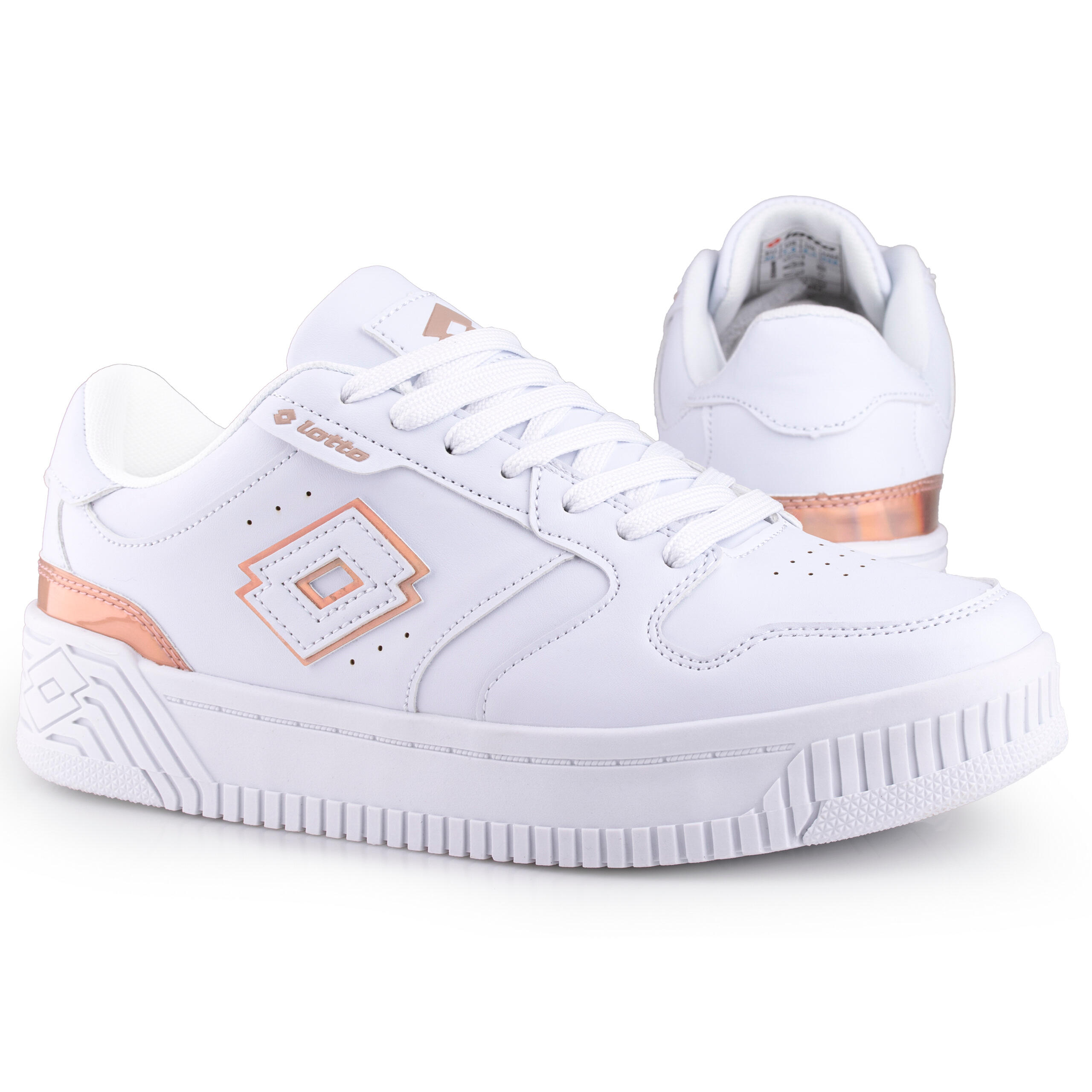 Lotto - Chaussures Universel Femmes Lotto Scopi Gc - Chaussures De Sport - Blanc|rose - 36 - Decathlon