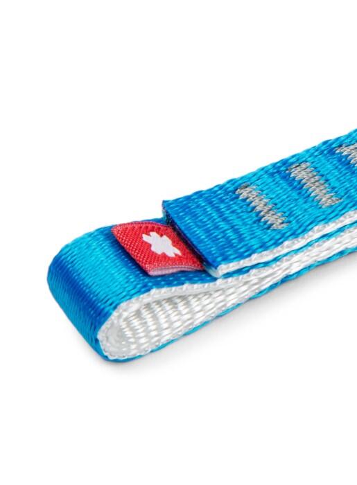 Cinta exprés Ocún QUICKDRAW ECO-PES 16 mm 15 cm poliéster reciclado azul 2/2