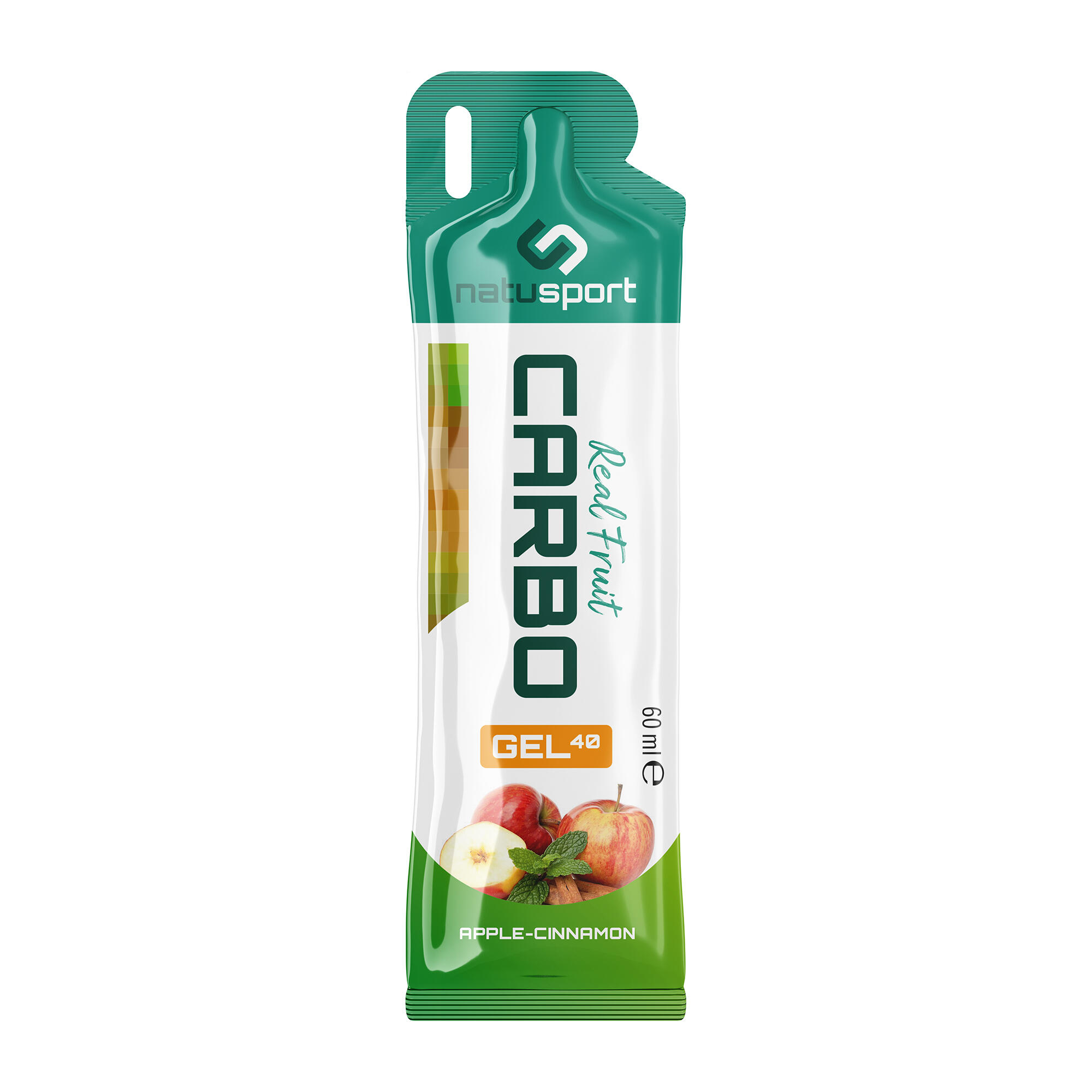 Natusport Real Fruit Carbo Gel Apple - Cinnamon 2/2