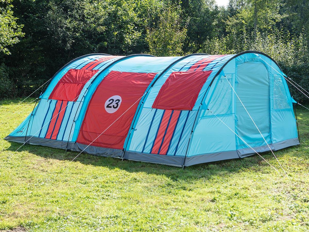 Tente tunnel familiale Gotland 6 personnes - Cabine sombre - Sol cousu 2/7