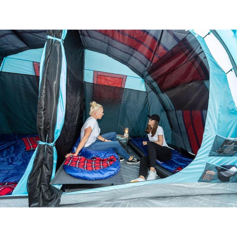 Tunneltent Gotland 6 - 6 personen - Familietent met ingenaaide tentbodem