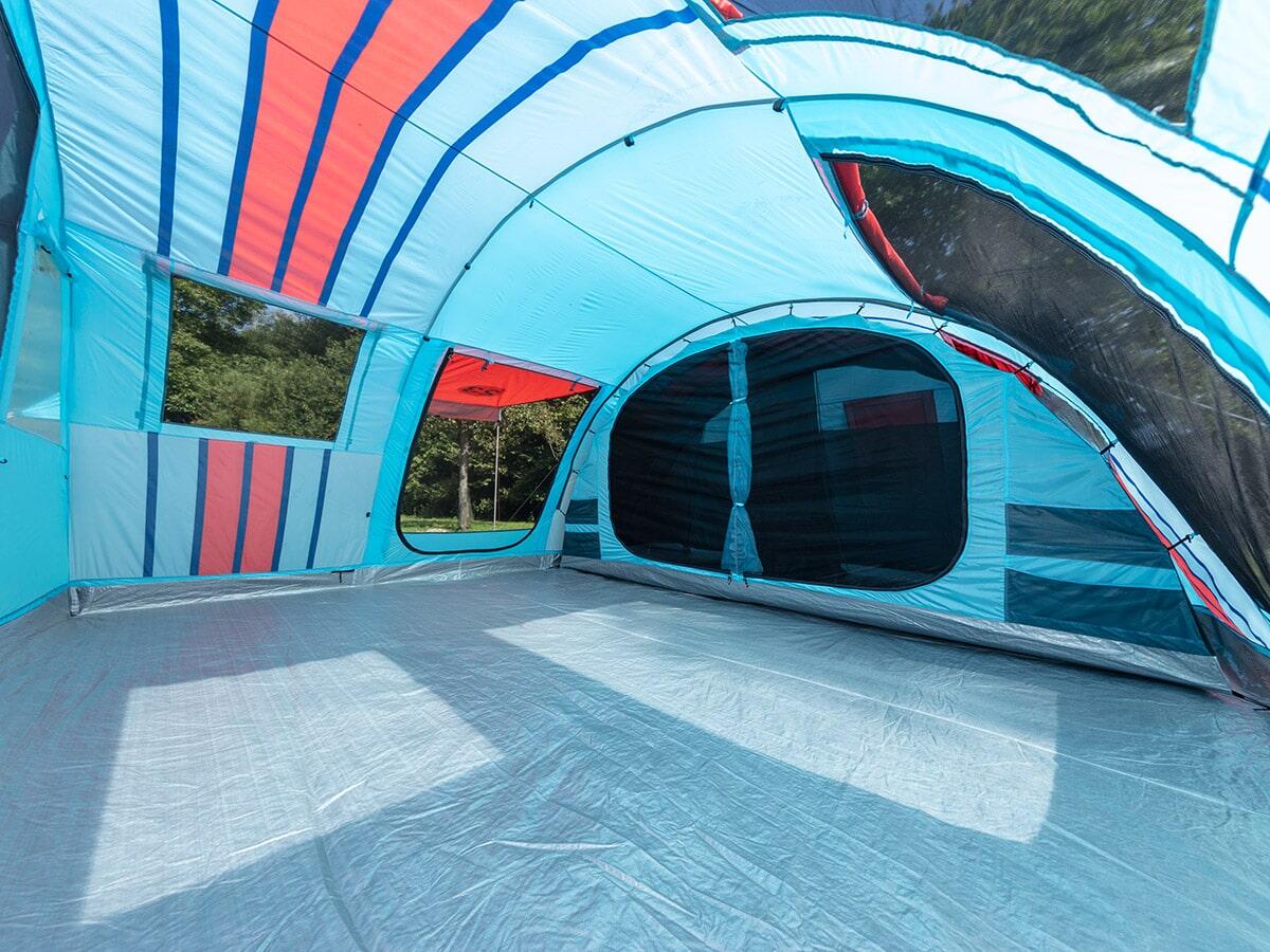 Tente tunnel familiale Gotland 6 personnes - Cabine sombre - Sol cousu 6/7