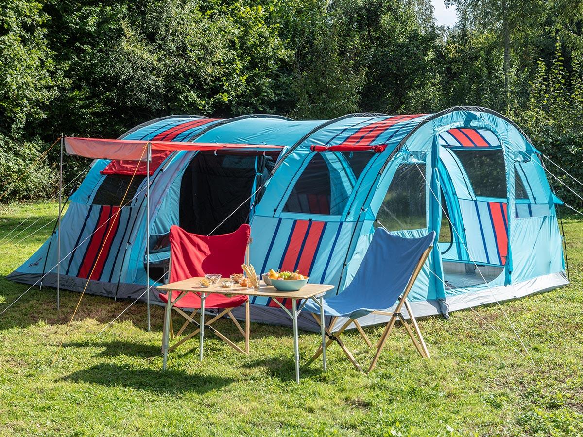 Tente tunnel Skandika Nordland 6 Tente familiale 6 personnes avec 2