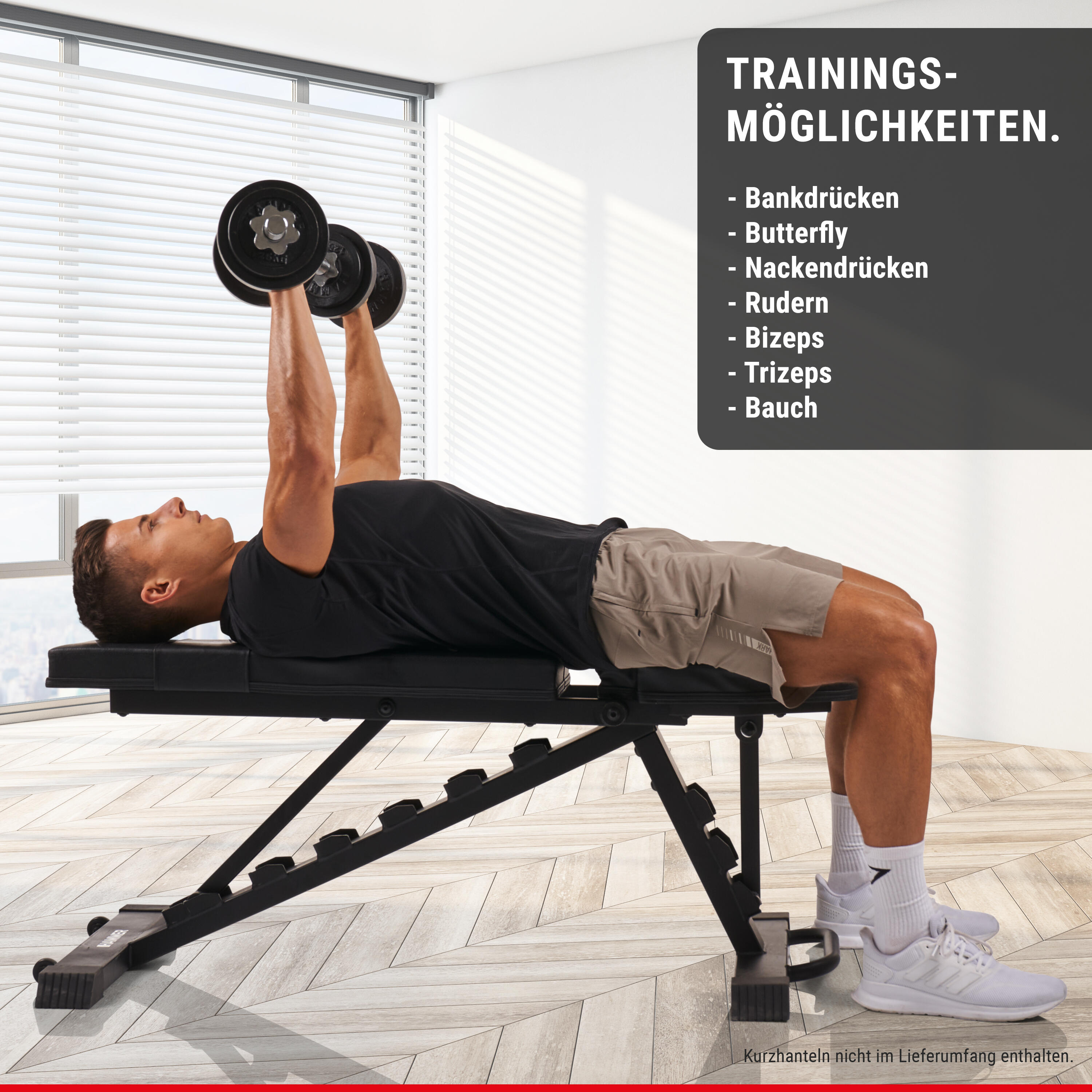 Posilovací lavice HAMMER skládací s negativním sklonem Folding Bench Force 6.0 4/7