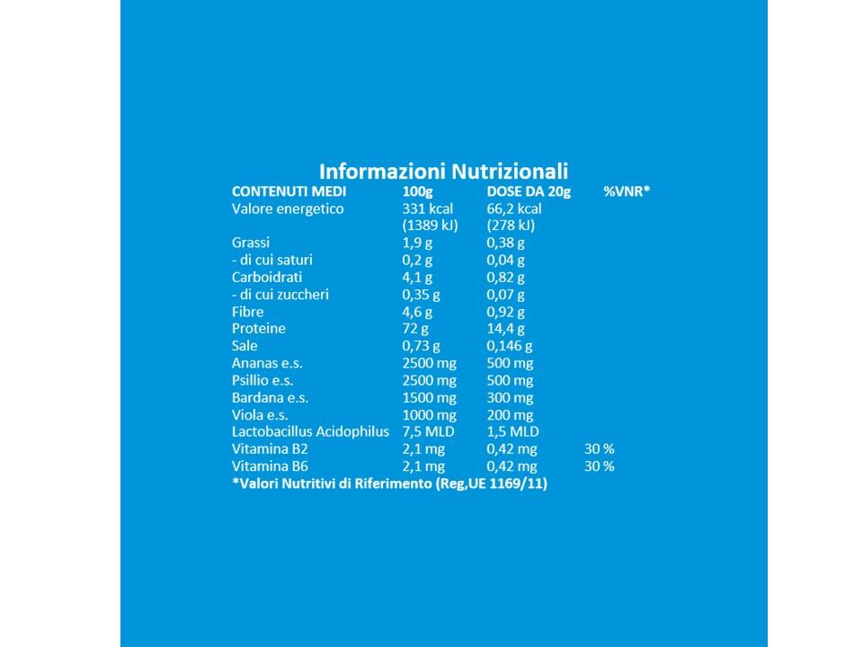 Integratore alimentare - DETOX PROTEIN CACAO 600g - drenante 4/6