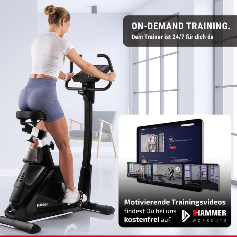 Bicicleta Ergometrica Hammer Varon XTR II cu sistem de franare prin inductie