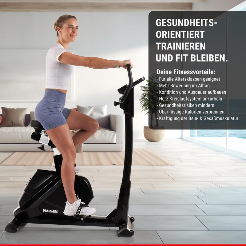 Bicicleta Ergometrica Hammer Varon XTR II cu sistem de franare prin inductie