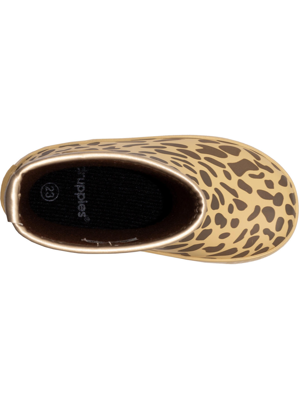 DRUPPIES botas de chuva Botas infantis Druppies com estampa de leopardo 5/7