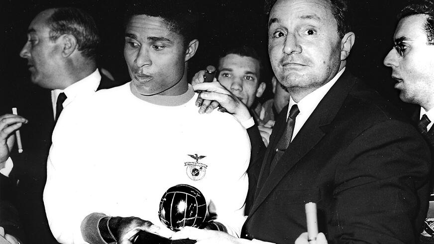 Camisola Retro de Eusébio Bola de Ouro para Criança 4/4