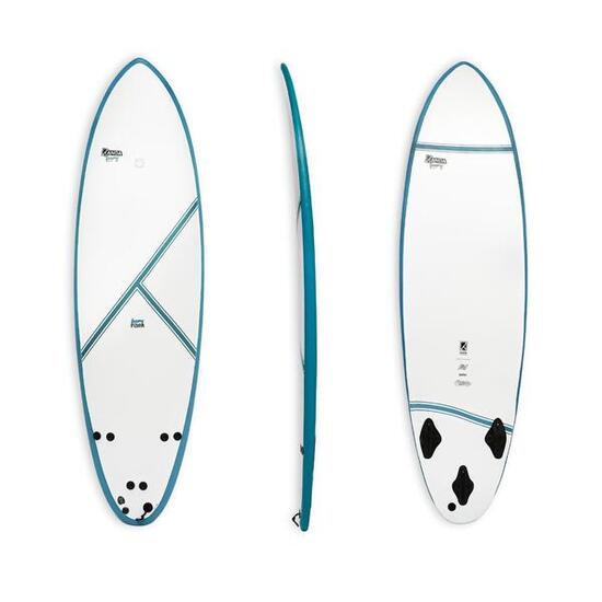 Foamy FUNK X - FCS - 6’2 Allround Softboard Surfboard für Fortgeschrittene