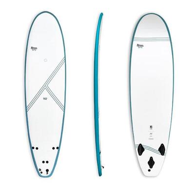 Foamy fun x - fcs - 7'5 mini malibu softboard voor beginners en gevorderden