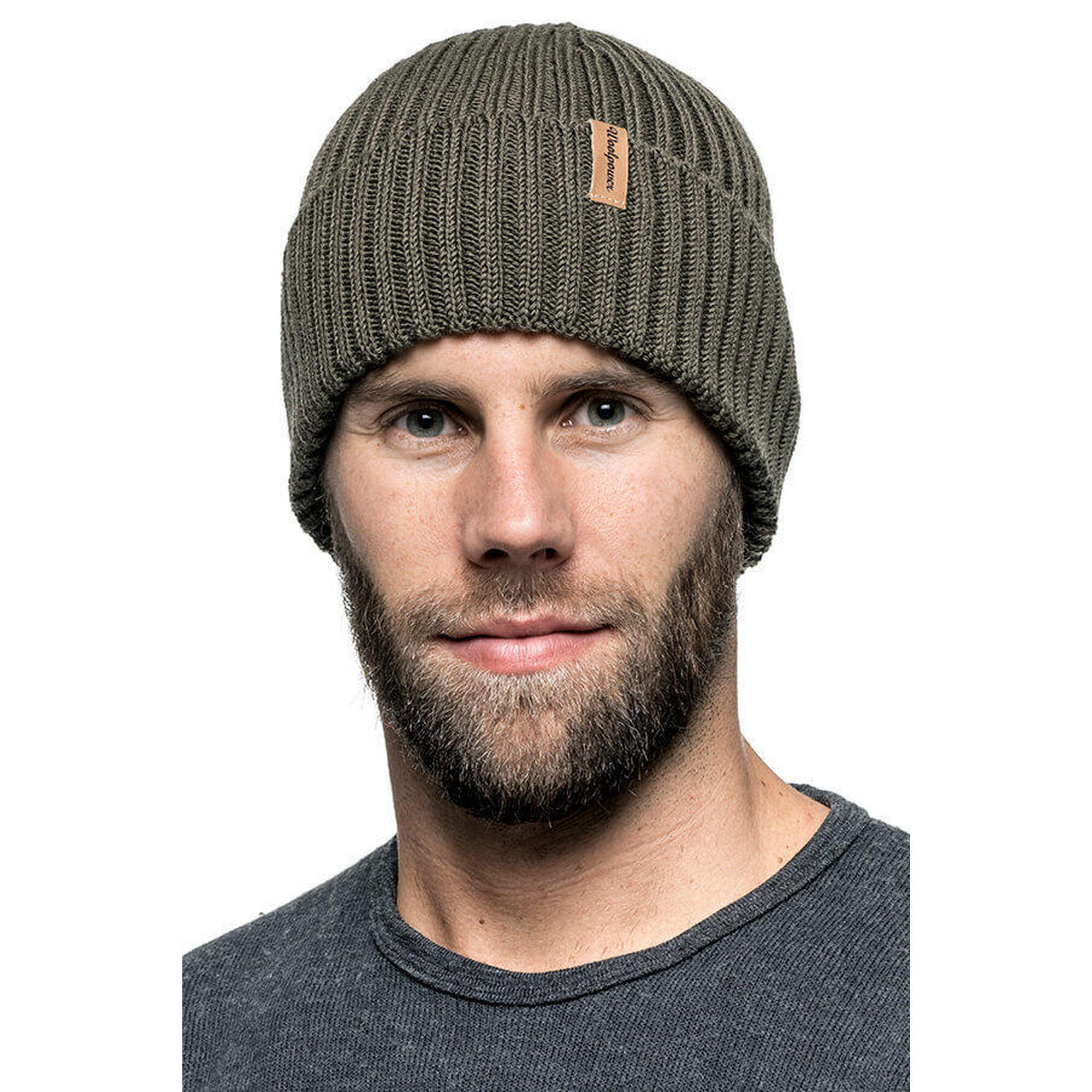 Woolpower Gorro Rib - Verde Pino