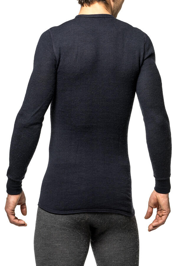Woolpower Merino Base Layer Crewneck 200 - Dark Navy 2/5