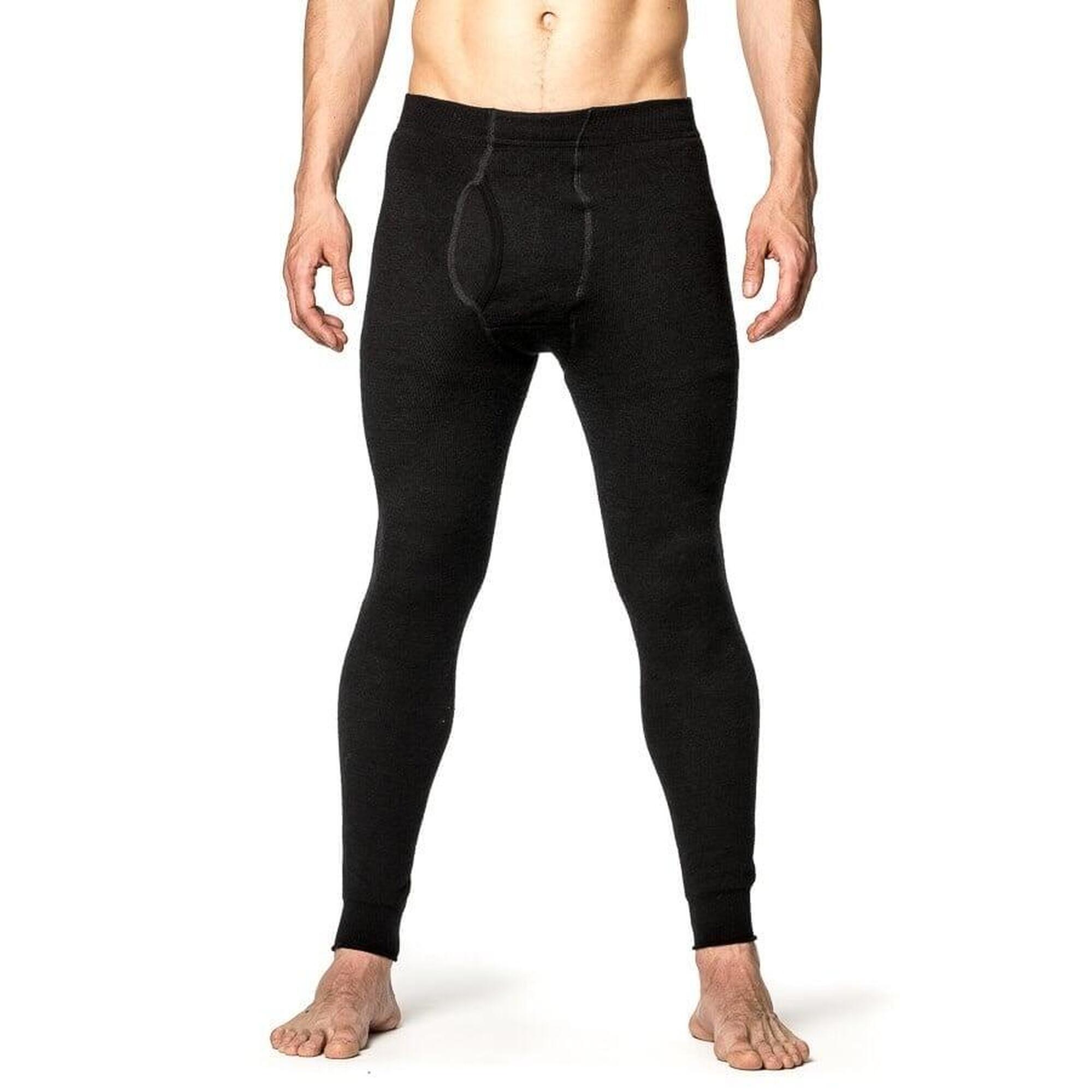 Woolpower Merino Long Johns 400 - Met Gulp - Black