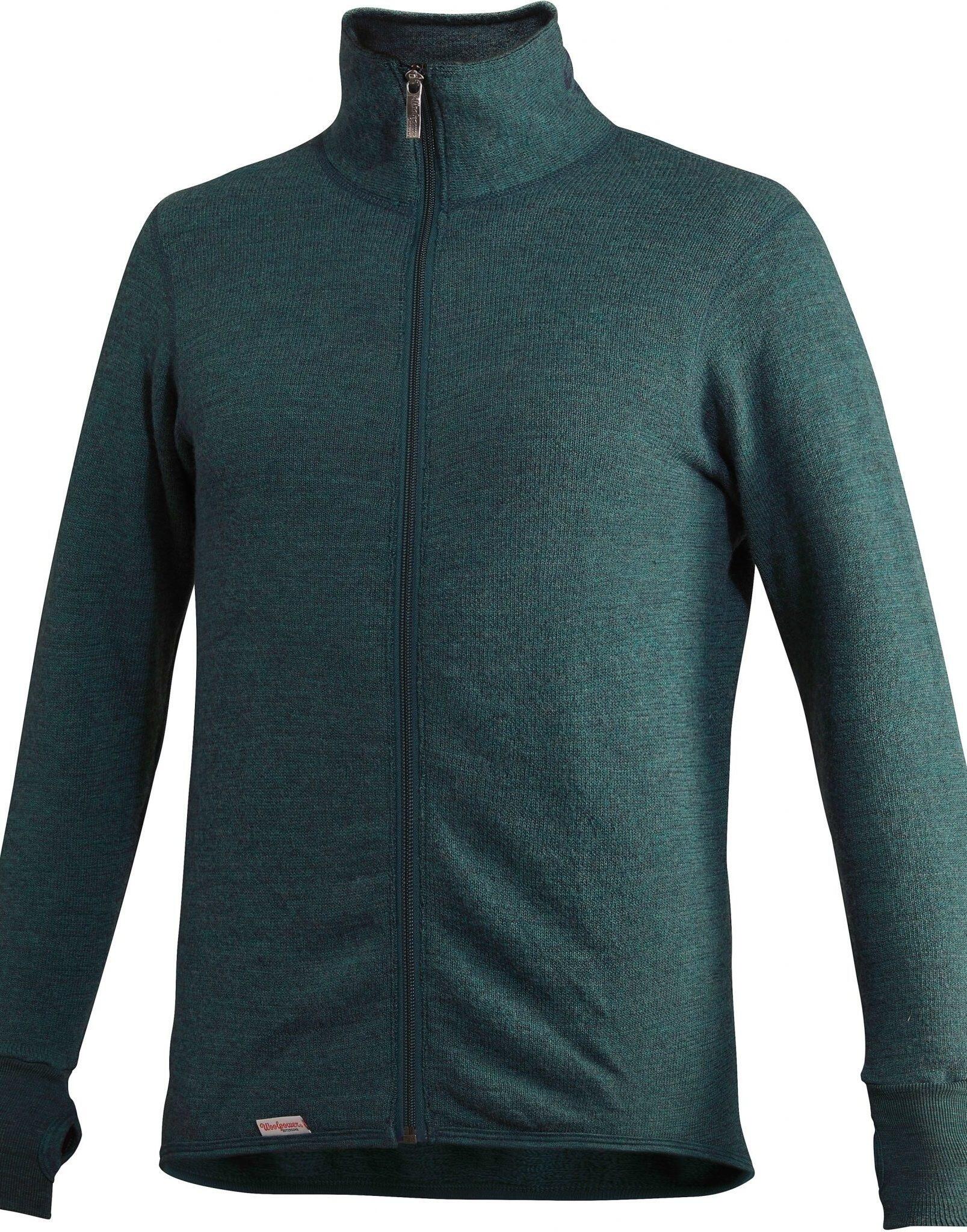 WOOLPOWER Woolpower Giacca Merino Mid Layer Full Zip 400 - Verde bosco