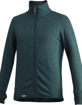 Woolpower Merino Mid Layer Full Zip Jacket 400 - Waldgrün