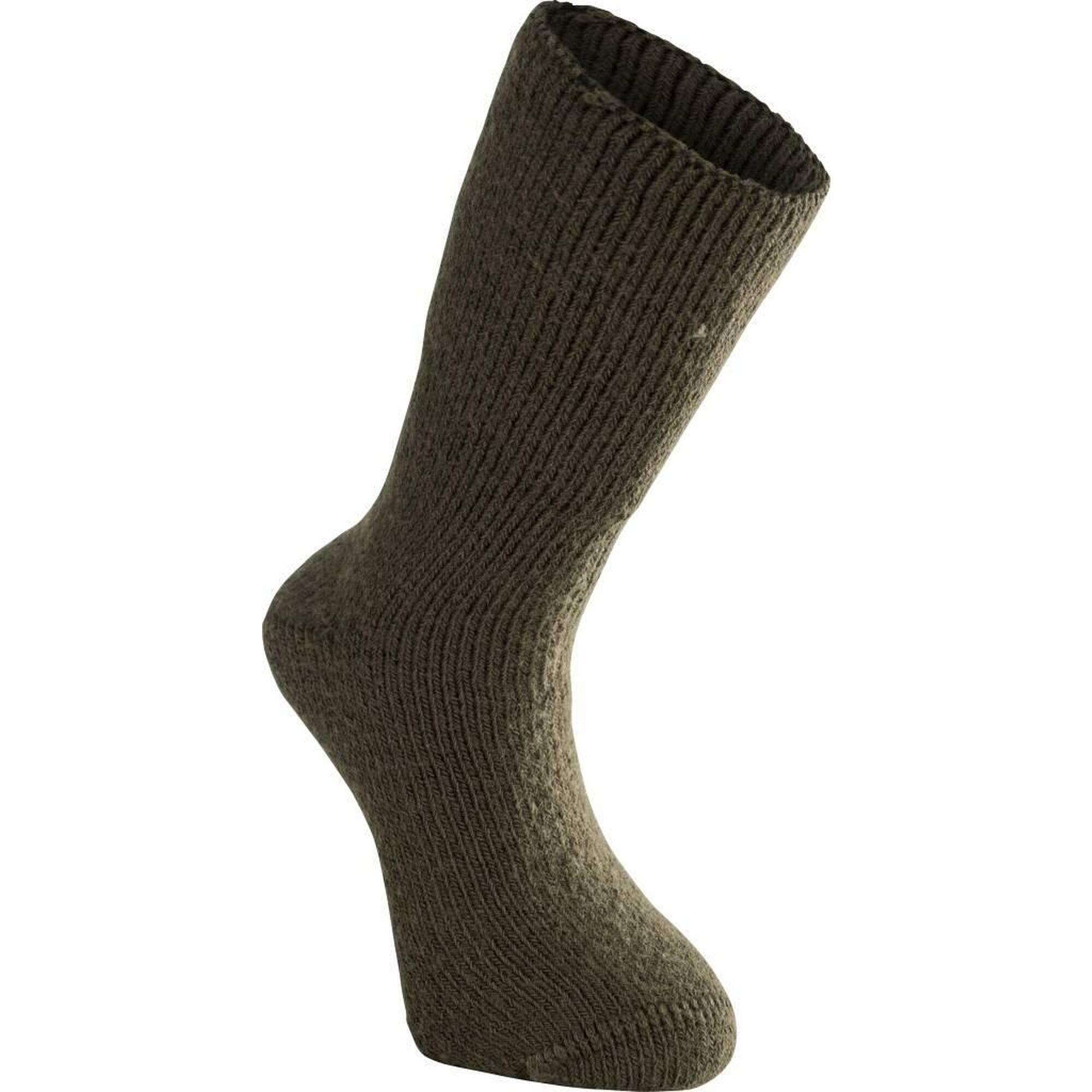 Woolpower Calcetines Merino Ullfrotté Original 600 - Verde Pino