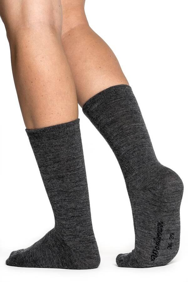 Woolpower Merino-Socken Liner Classic LITE - Grau 2/6