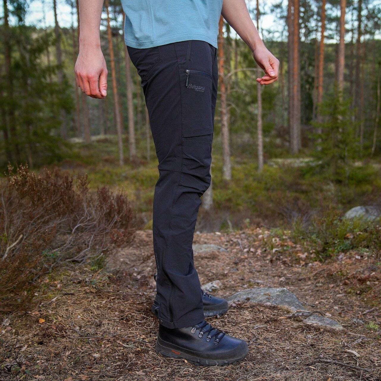 Bergans of Norway Breheimen Softshell-Hose - Schwarz/Solid Charcoal 3/7