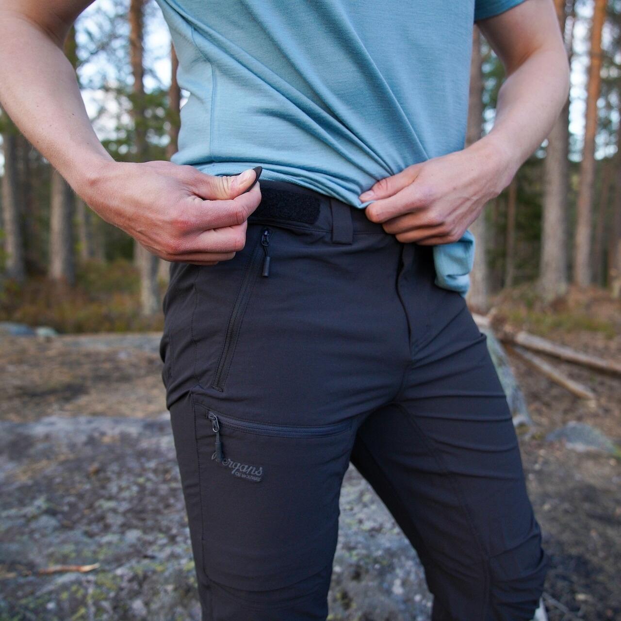 Bergans of Norway Breheimen Softshell-Hose - Schwarz/Solid Charcoal 5/7