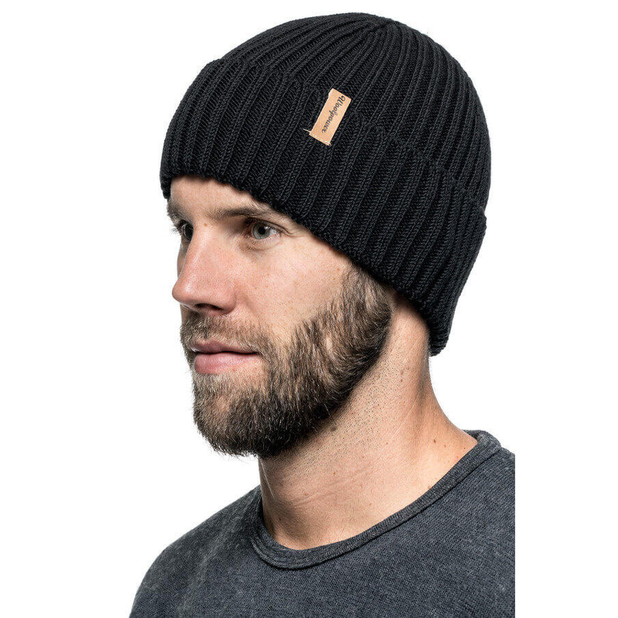 Woolpower Bonnet Rib - Noir