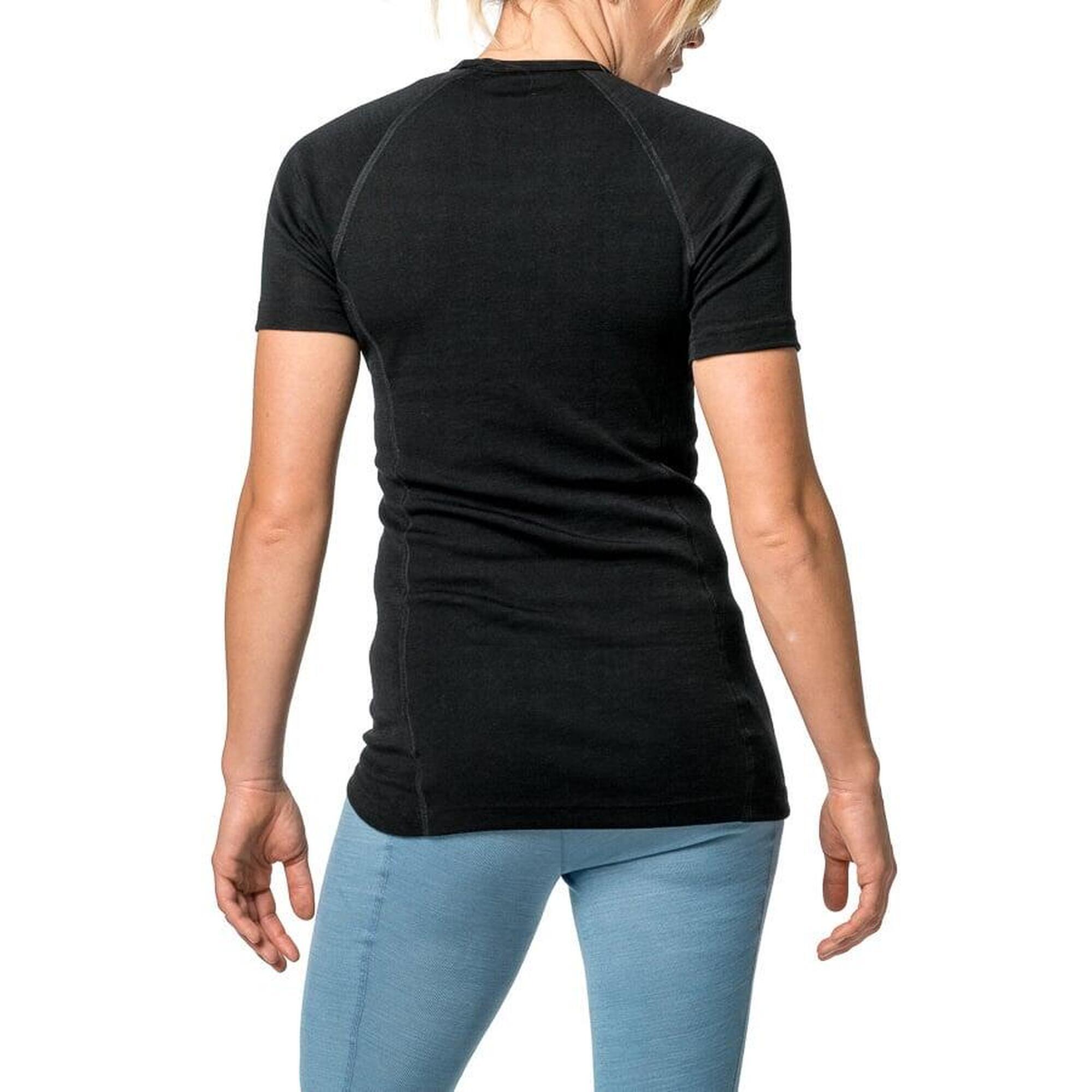 Woolpower Maglietta Merino Base Layer LITE - Nero