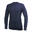 Woolpower Merino Base Layer Crewneck 200 - Bleu Marine