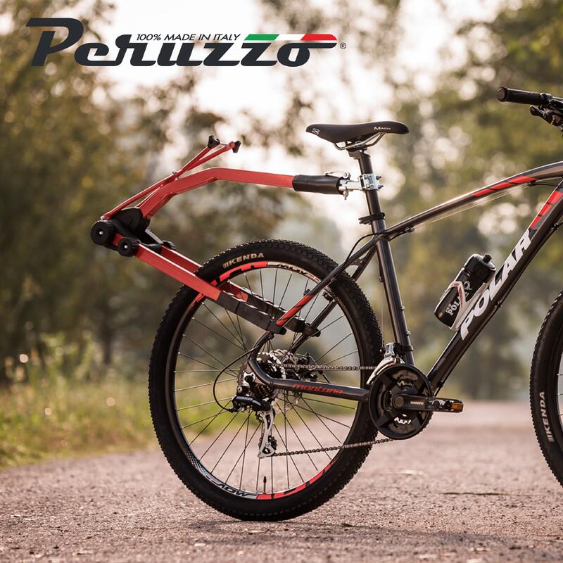 Peruzzo Trail Angel - sistem de atașare bicicletă copil, roșu