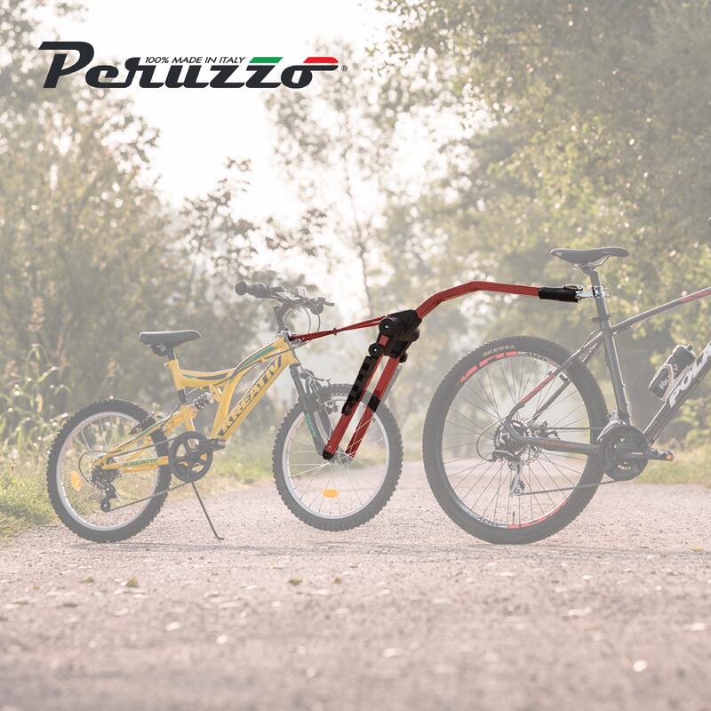 Peruzzo Trail Angel - sistem de atașare bicicletă copil, roșu