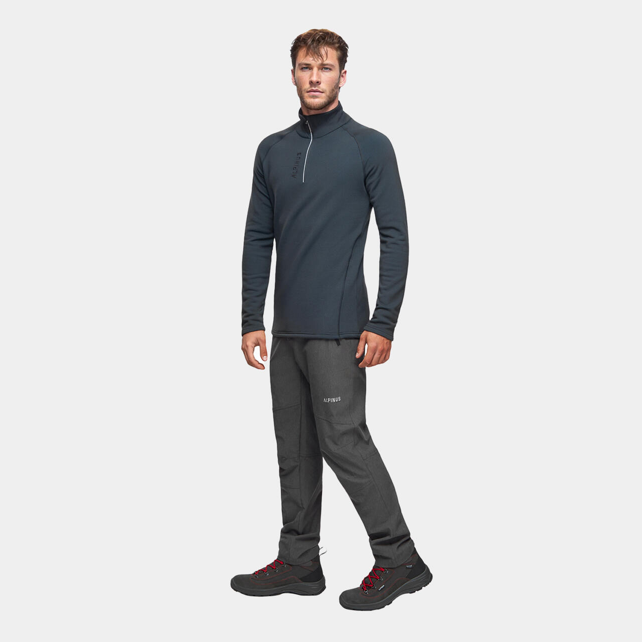 Veste de randonnée Alpinus Tirol - Homme 1/3 zipper 3/5