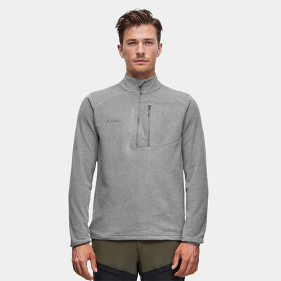 Fleece wandeljas voor heren alpinus kerkis 1/3 zipper