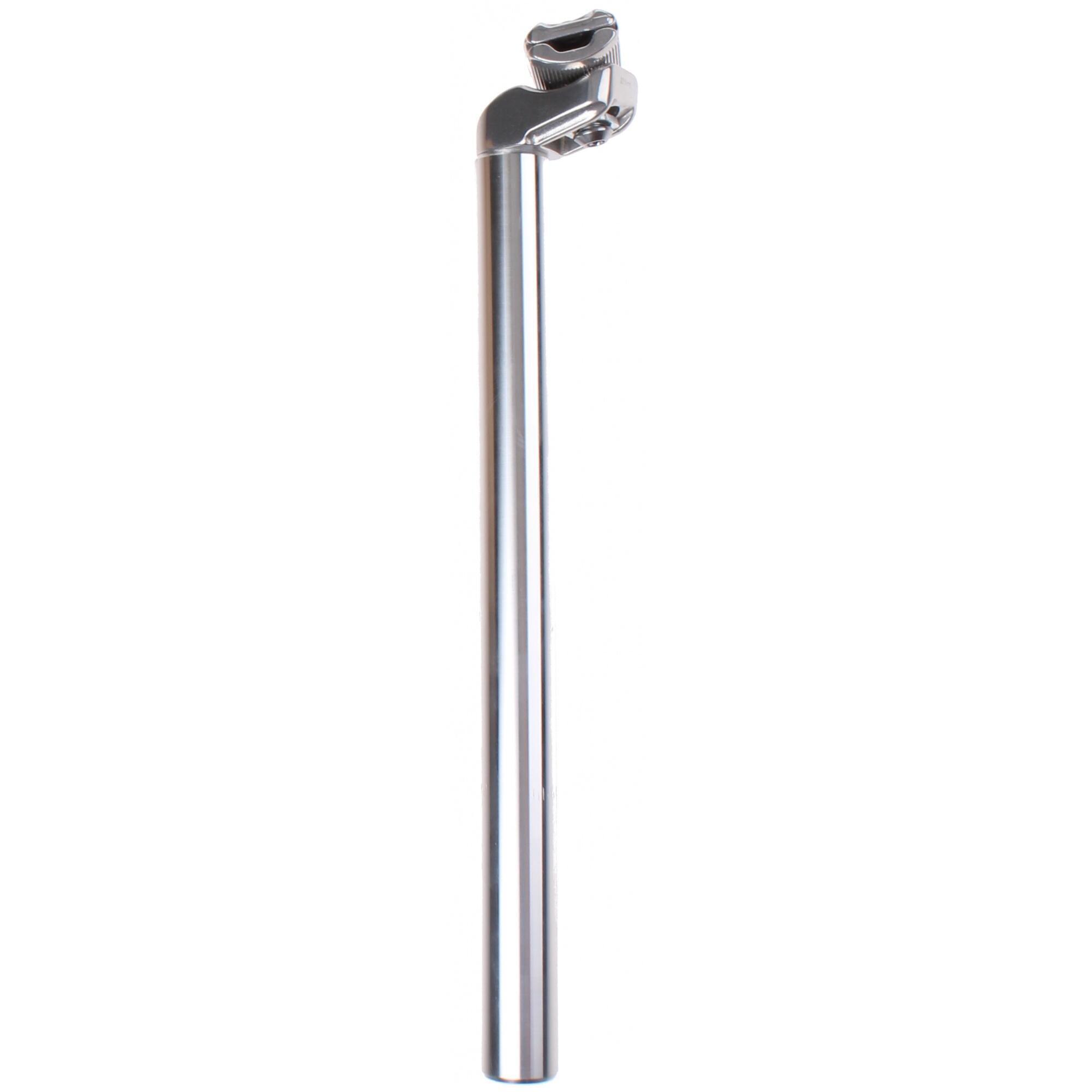 Tiges de selle de vélo argentés en aluminium, diamètre 27.2mm