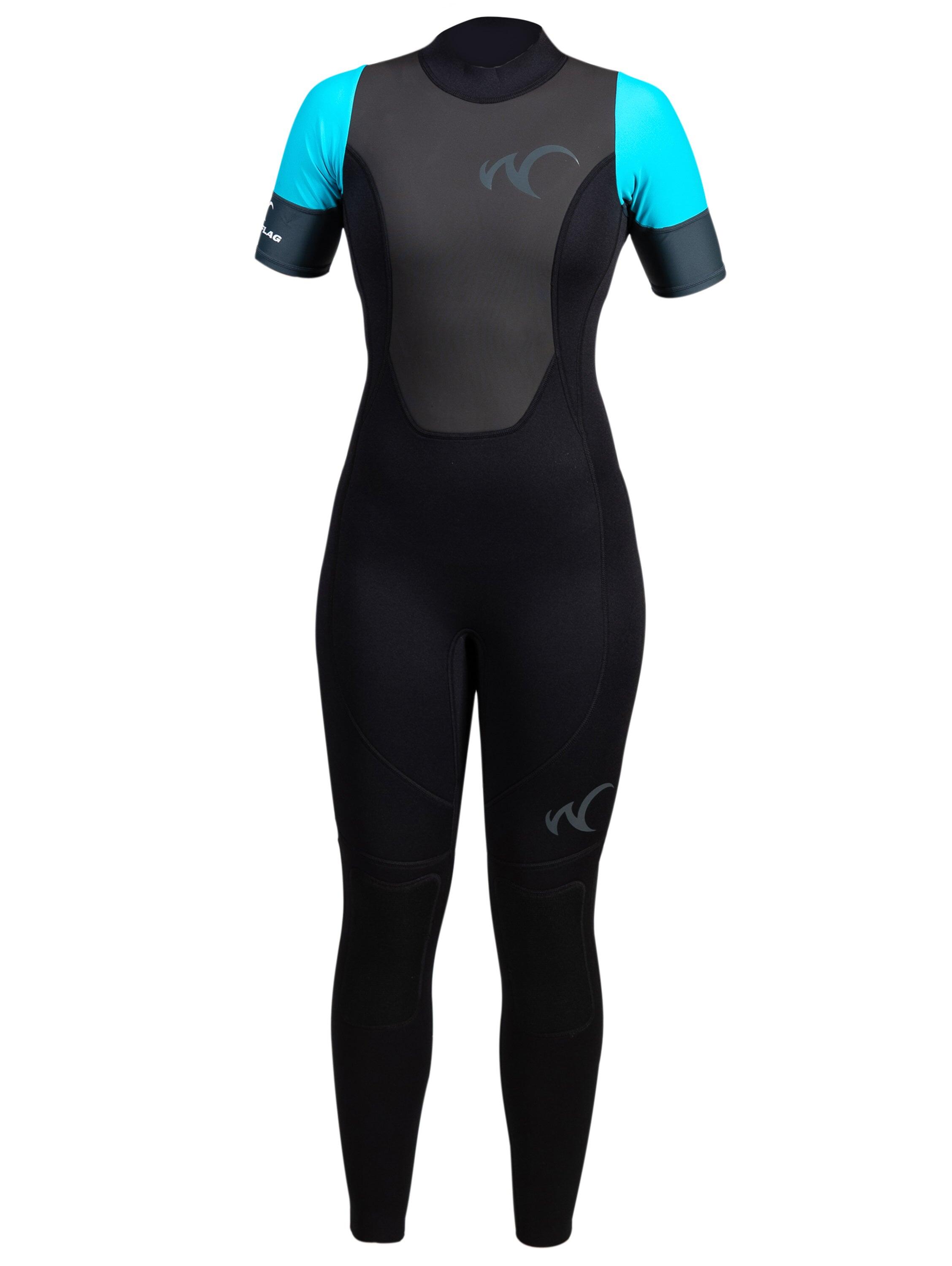 Damski wetsuit sup surf watrflag Perth Turkusowy 6/7