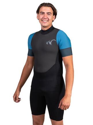 Cairns Shorty Herren - 3mm Premium Neopren mit Lycra Ärmeln