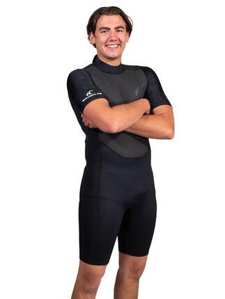 Kyoto Shorty Herren - 3mm Superior Neopren mit Lycra Ärmeln