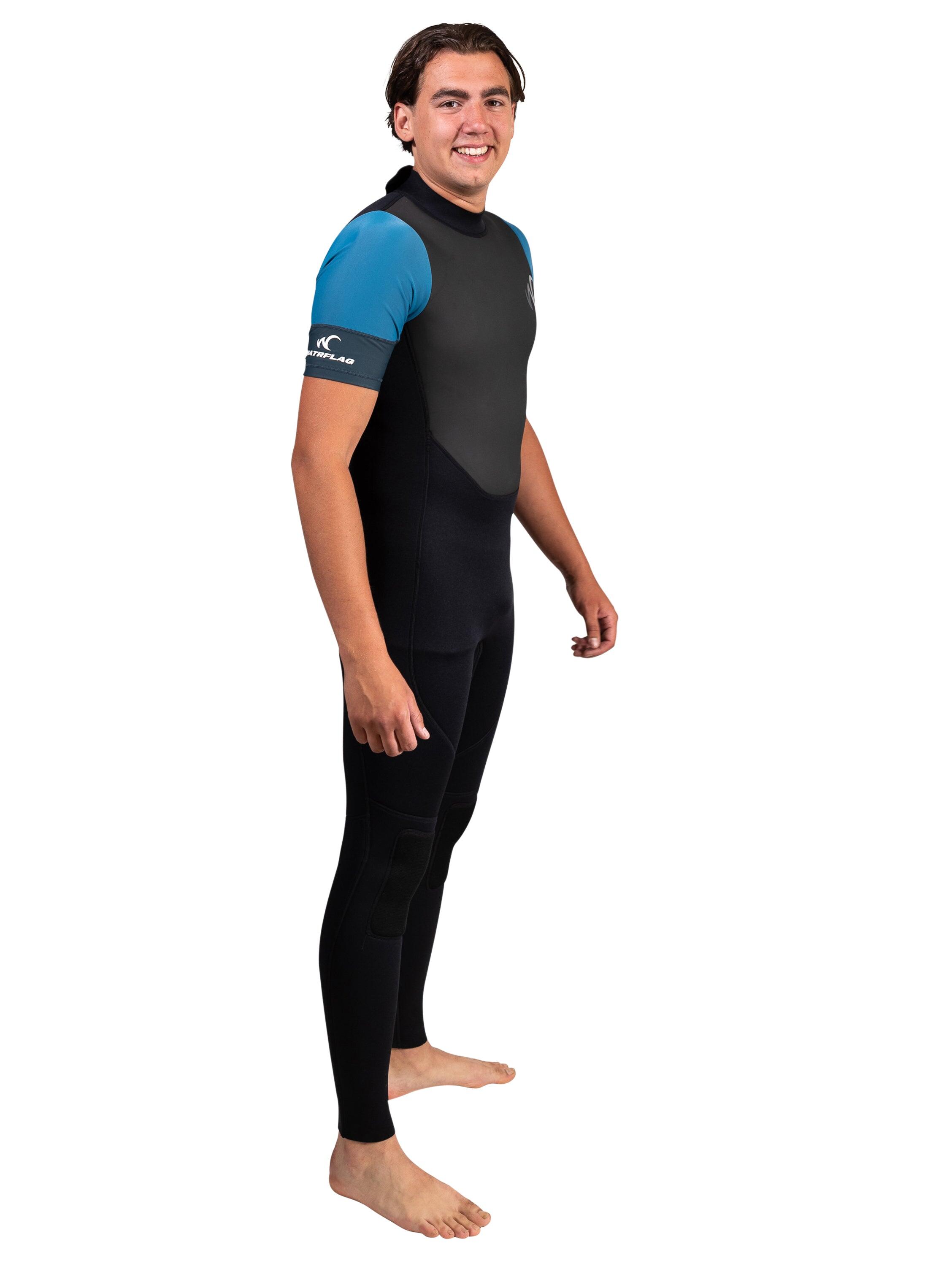 Top E Pantaloncini Neoprene Unisex Muta Corta In Neoprene 1,5 Mm - Per Uomo E Donna, Maniche Corte, Protezione Solare UPF 50+, Per Snorkeling E Surf Mute Corte Estive