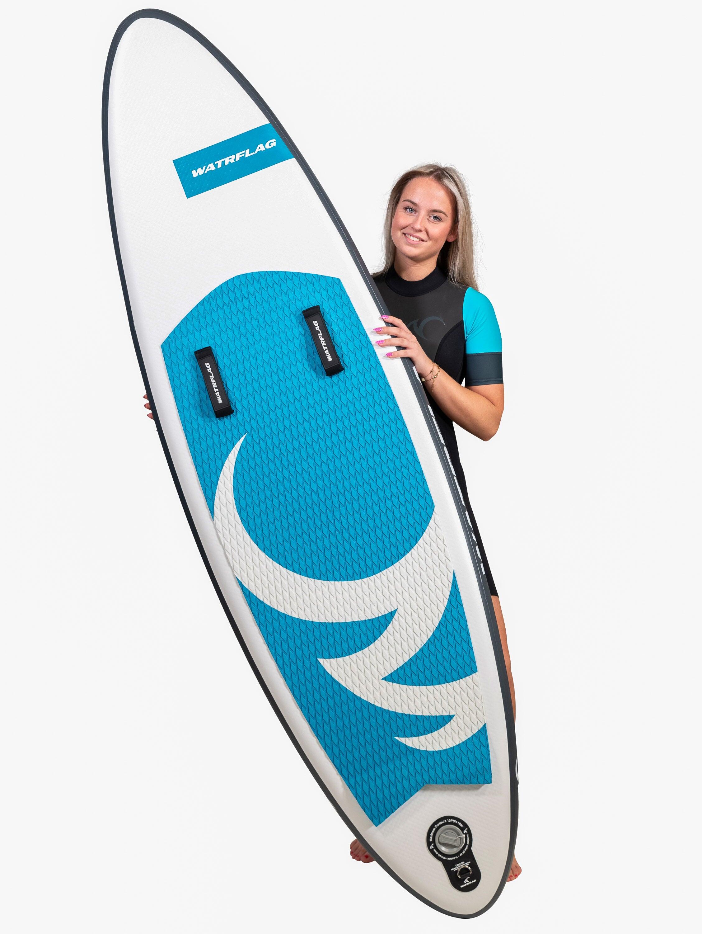 Shorty Darwin Women Turquoise - 3mm Neopreen met Lycra mouwen 5/7