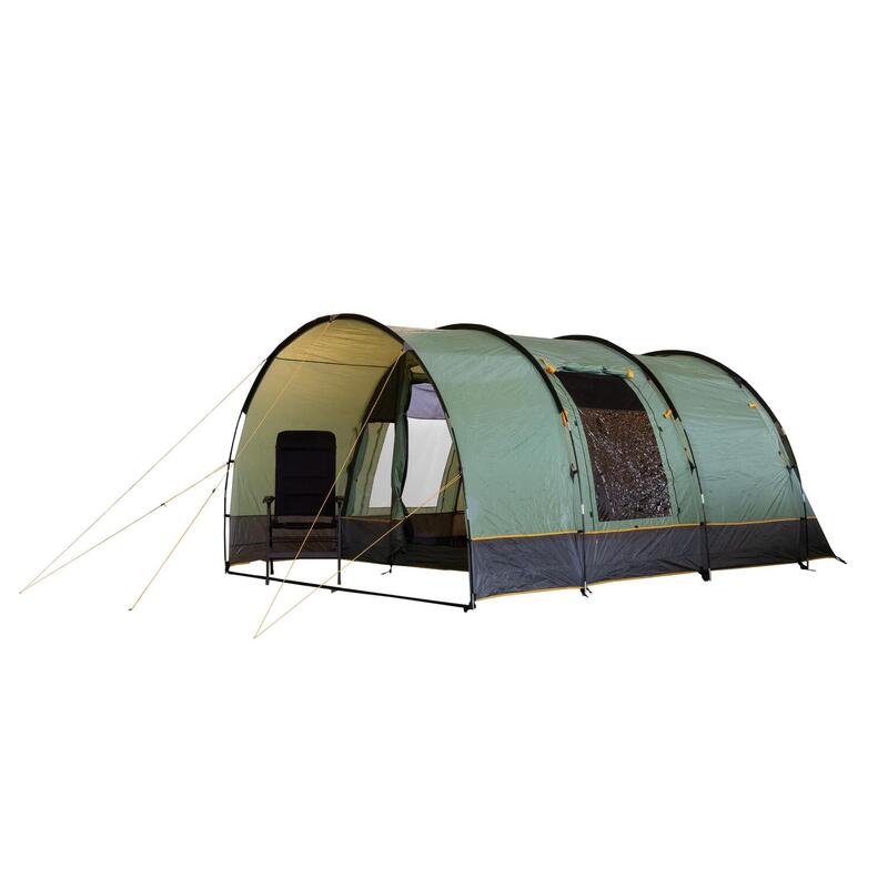 Tente De Camping VidaXL Tente Tipi Familiale 8 Personnes Imperméable Bleue Tante 5 Personne