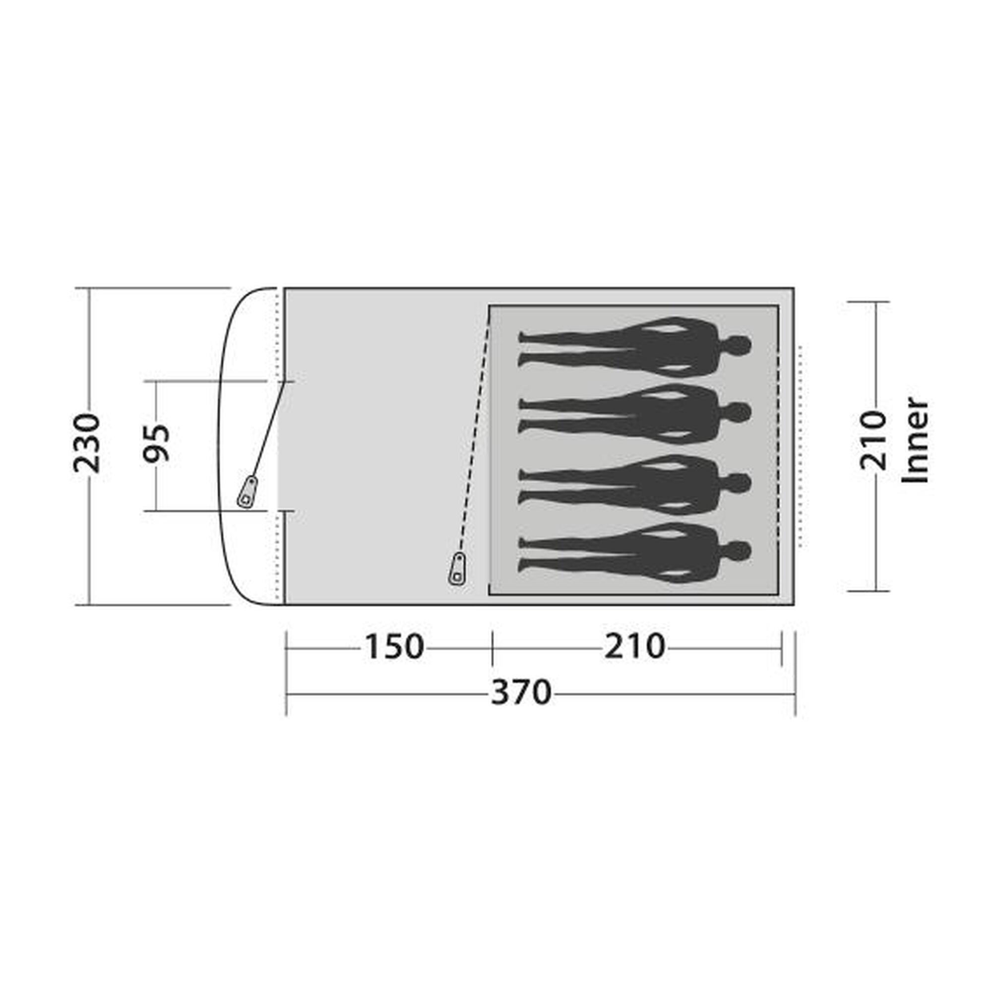 Tente Edendale 400