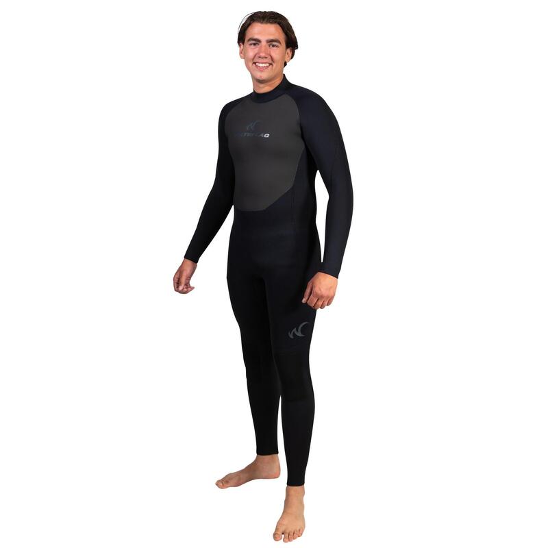 Hobart Wetsuit voor diverse Watersporten - Heren - 4/3 mm Superior Neopreen