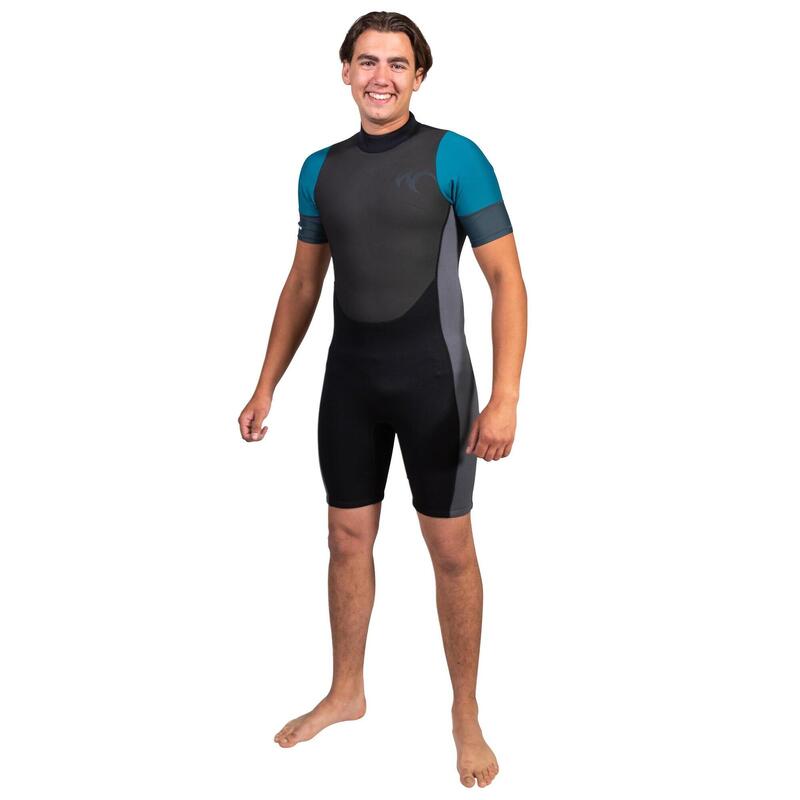 Queenstown Shorty Men - Neopreno de 3 mm com mangas em Lycra