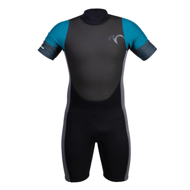 Queenstown Shorty Men - Neopreno de 3 mm com mangas em Lycra