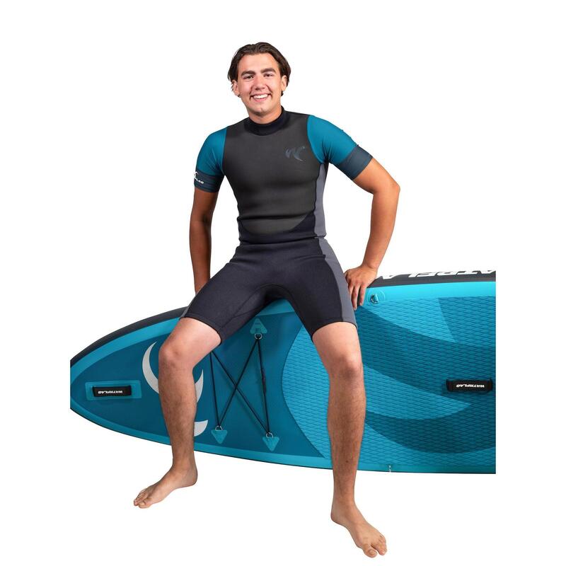 Queenstown Shorty Men - Neopreno de 3 mm com mangas em Lycra