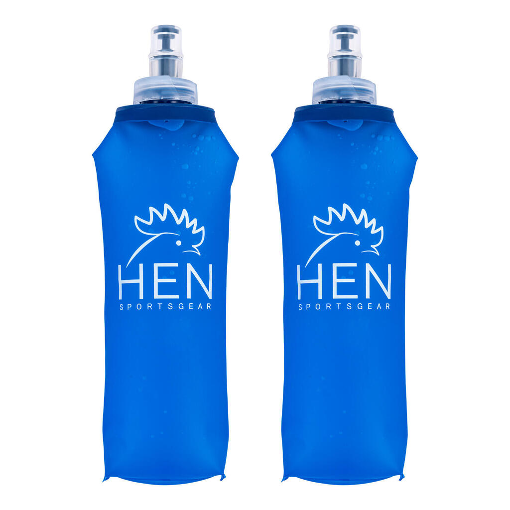 Water bottles - foldable drinking bottle - 500 ml 2x