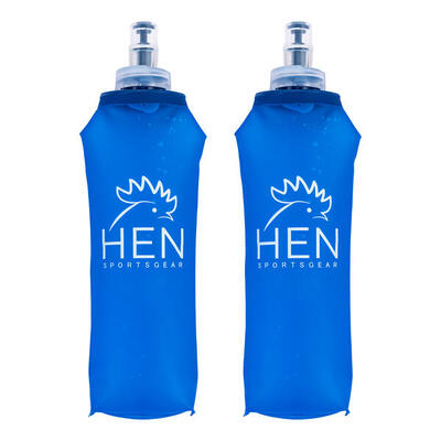 Bottiglie d'acqua - bottiglia pieghevole - 500 ml 2x