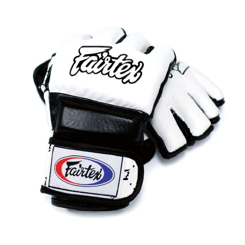 Fairtex Super Sparring Handschoenen - Leer - Wit/Zwart