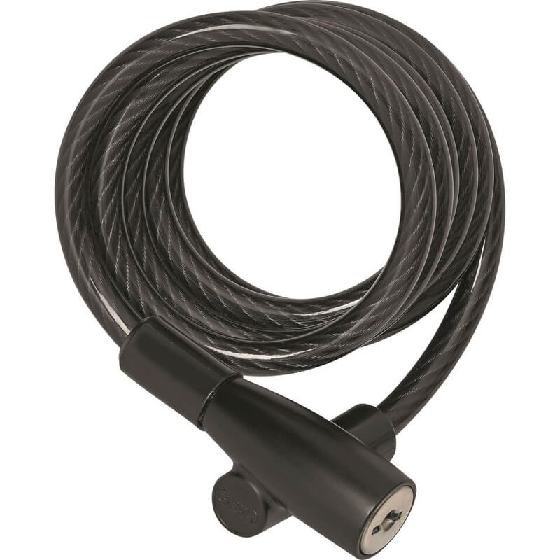 Cerradura de cable en espiral 3506K/180 - Negro