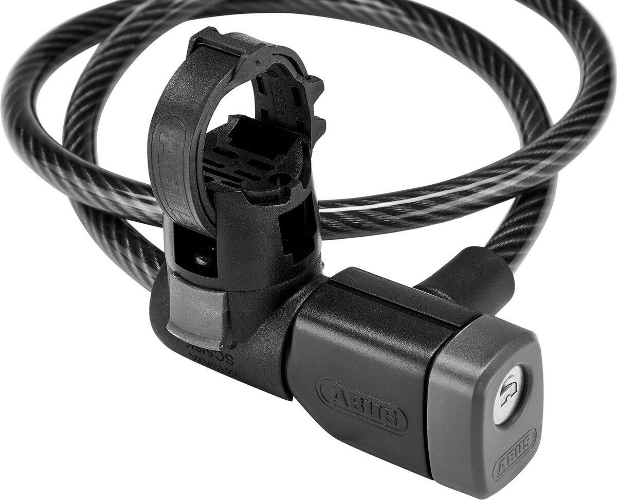 Abus câble antivol Primo 5410K L 85 cm D 10 mm noir SCMU 3/4