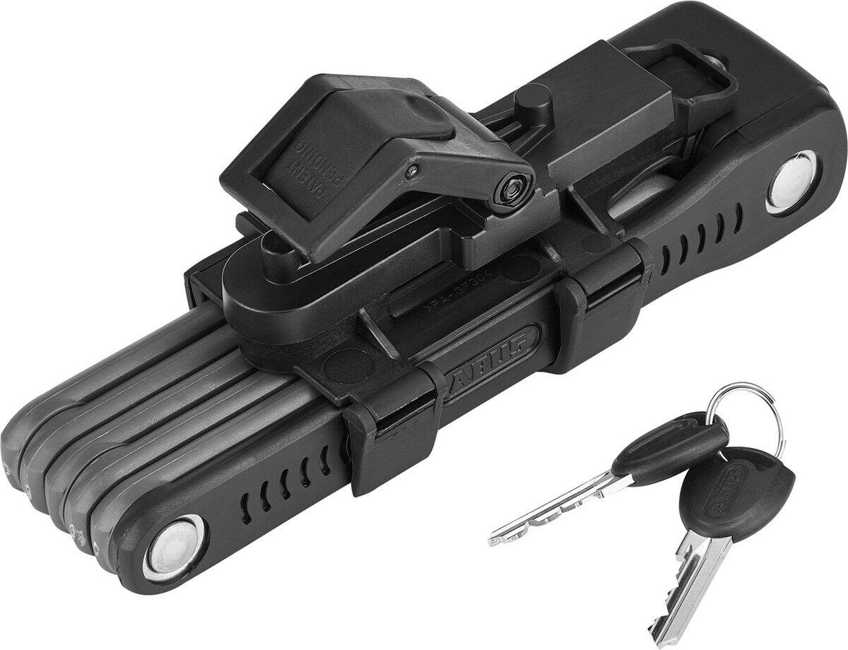 Abus Bordo Lite 6055K/85 Serrure Pliable en Noir 3/4