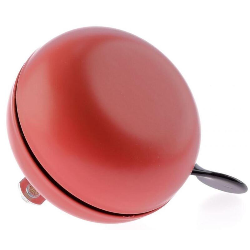 Dzwonek Rowerowy Ding Dong Burgundy Red 80 Mm - Czerwony Mat